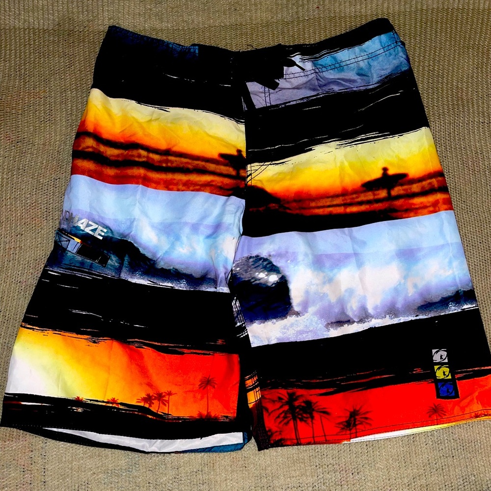 Mens long bathing suit
